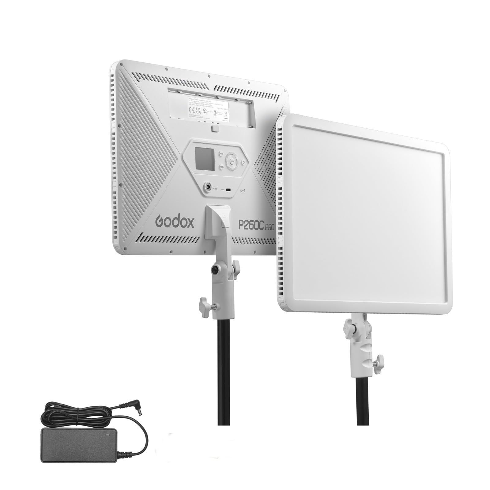 Amazon | Godox P260C Pro バイカラーライトパネル LED ビデオライト